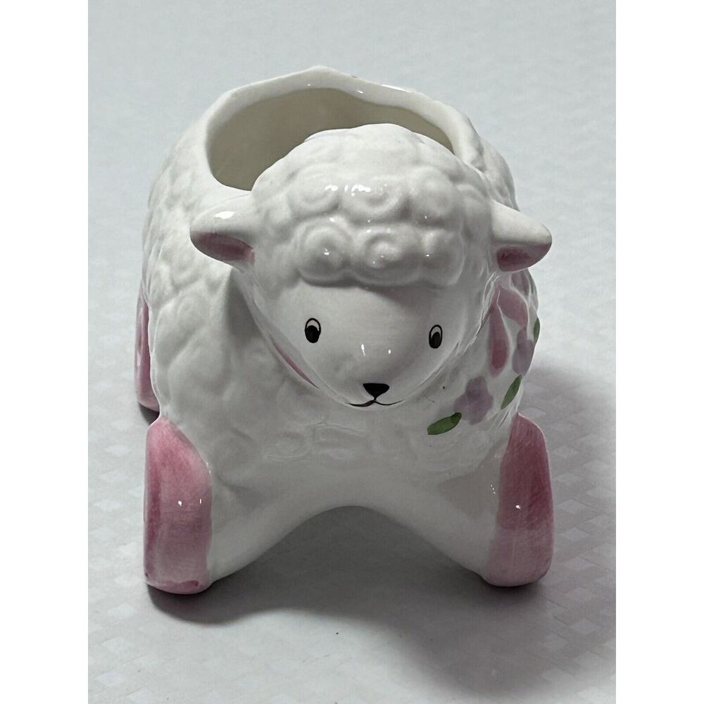 Vintage Handcrafted By MY-NEIL Lamb Baby Nursery Ceramic‎ Planter